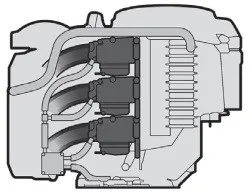Honda 3 to 3 induction system