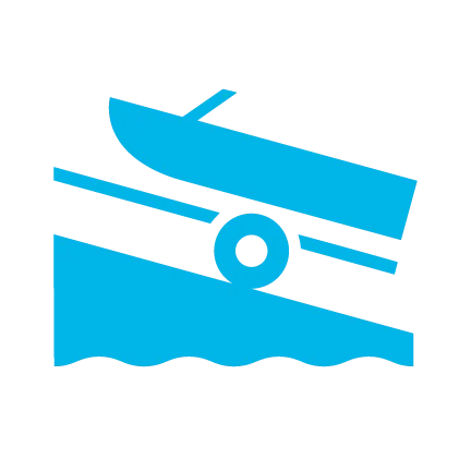 Marina boat launch