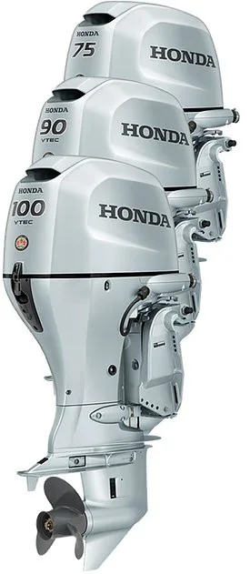Honda Marine BF75, BF90, and BF100 outboard motors